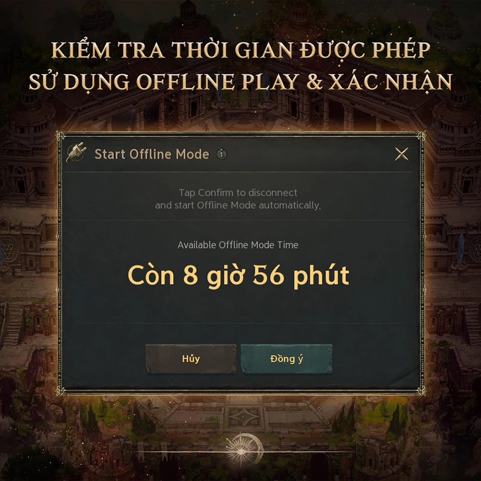 Bước 2: Kiểm tra thời gian và xác nhận