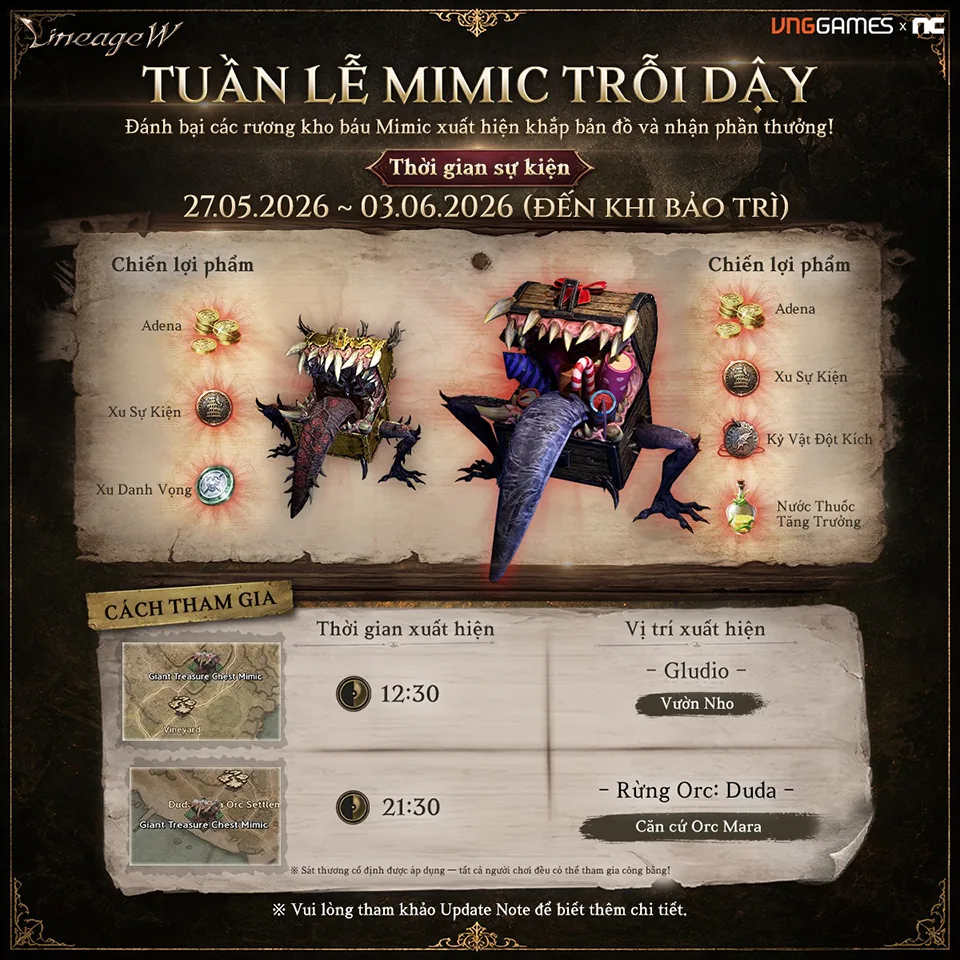 Tuần Lễ Mimic Trỗi Dậy